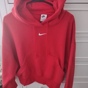 Nike red extra extra small sweatshirt cropped